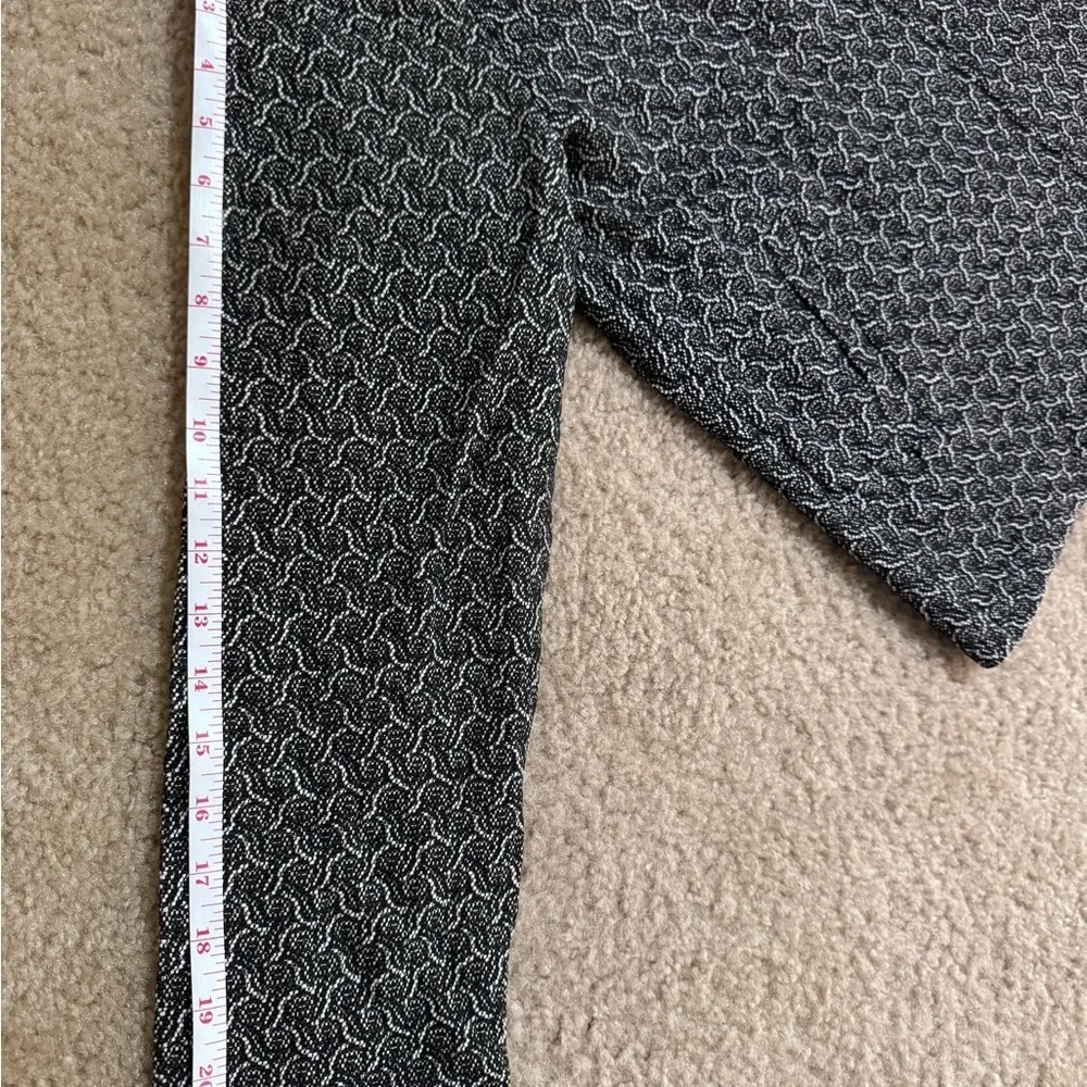 Eileen Fisher Rosette Jacquard Jacket Women's Black and White Patterned Jacket M - Picture 15 of 16